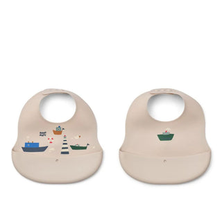 LIEWOOD Силиконови Лигавници EMBER Sailing / Sandy, 2 бр.