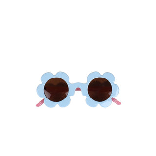 Sticky Lemon Детски слънчеви очила Flower - Cloud blue + rosebay pink