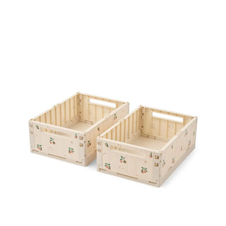 LIEWOOD Щайги за Съхранение WESTON M, Peach / Sea shell