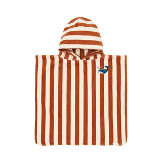 Детско Плажно Пончо Ocean World Brown Stripe