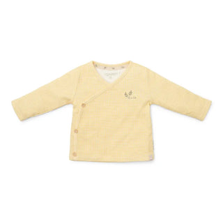Бебешка Блуза с Дълъг Ръкав Прегърни ме Карирана Warm Yellow