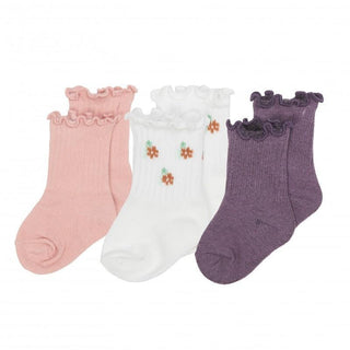 Бебешки Чорапи Vintage Little Flowers 3бр./р-р 2