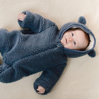 Бебешки Космонавт Teddy Stone Blue, Newborn Naturals