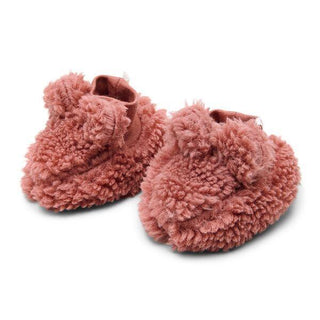 Бебешки Пантофки Teddy Pink Blush, Newborn Naturals