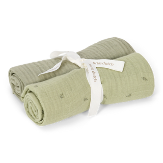 Бебешки Пелени 2 броя 70 х 70 см Pure Sage