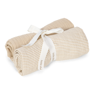 Бебешки Пелени 2 броя 70 х 70 см Pure Soft Beige