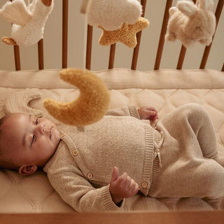 Бебешки Плетен Панталон Soft Beige Melee