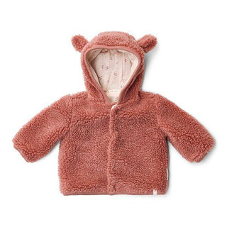 Бебешко Яке Teddy Pink Blush, Newborn Naturals