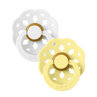 Биберони BIBS Boheme White & Sunshine, 2 бр.