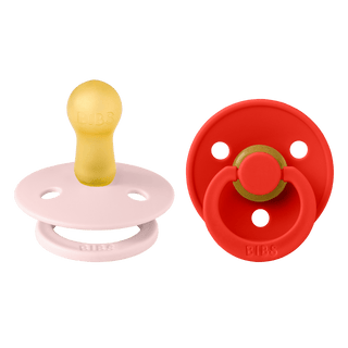 Биберони BIBS Colour Blossom & Candy Apple, 2 бр