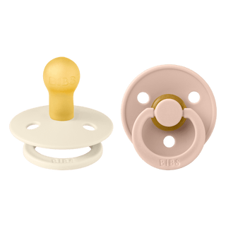 Биберони BIBS Colour Ivory & Blush, 2 бр