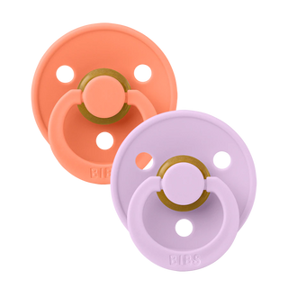 Биберони BIBS Colour Papaya & Violet Sky, 2 бр.