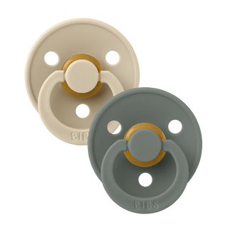 Биберони BIBS COLOUR Vanilla/Pine, 2 бр.