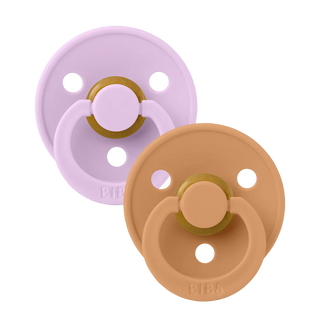 Биберони BIBS Colour Violet Sky/Pumpkin, 2 бр.