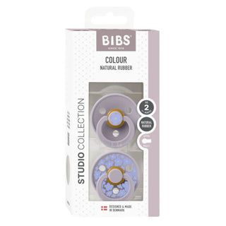 Биберони BIBS Studio Colour Jasmine, Fossil Grey Mix, 2 бр.