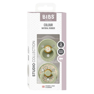 Биберони BIBS Studio Colour Jasmine, Sage Mix, 2 бр.