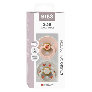 Биберони BIBS Studio COLOUR, Ladybug/Blush, 2 бр.