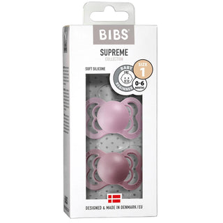 Биберони BIBS Supreme Dusky Lilac & Heather, 2 бр.