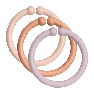 BIBS Рингове за Закачане Blush/Peach/Dusky Lilac