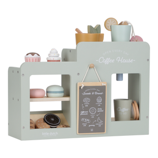 Дървен Кафе Кът със Сладкиши и Аксесоари FSC