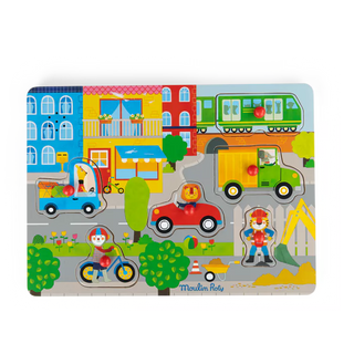 Дървен музикален пъзел City, Les Popipop