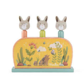 Дървена играчка Three little rabbits