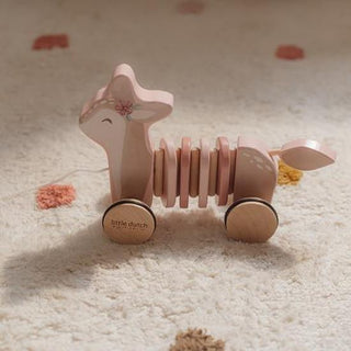 Дървена Играчка за Дърпане Сърничка Fairy Garden