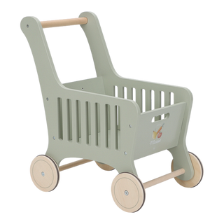 Wooden shopping cart 