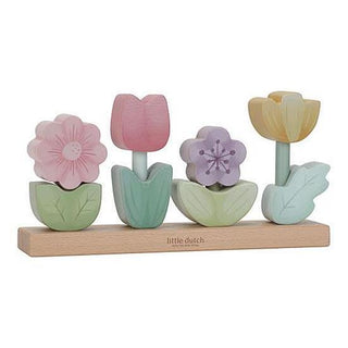 Дървена Низанка Цветя Fairy Garden