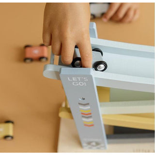 Дървена Писта с 4 Колички Cars