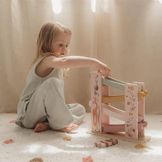Дървена Писта с 4 Колички Fairy Garden