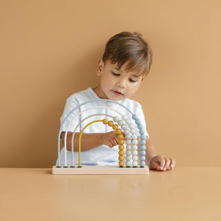 Дървено Сметало Дъга Abacus Blue