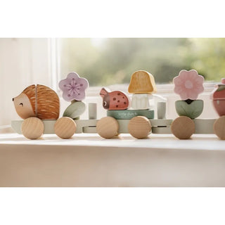 Дървено Влакче за Дърпане от Модули - Fairy Garden