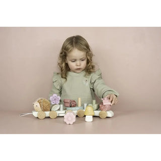 Дървено Влакче за Дърпане от Модули - Fairy Garden
