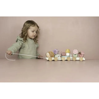 Дървено Влакче за Дърпане от Модули - Fairy Garden