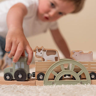Дървено Влакче с Релси Little Farm