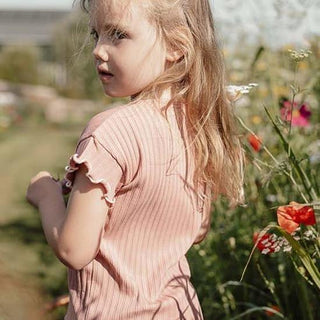 Детска Тениска с Къс Ръкав Pink Blush
