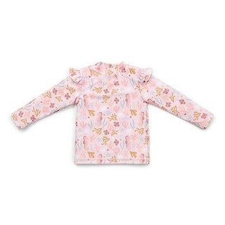 Детски Бански, Тениска с Дълъг Ръкав Coral Sea Pink