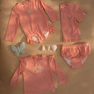Детски Бански, Тениска с Дълъг Ръкав Ocean Treasures Rouge