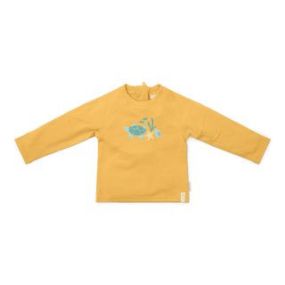 Детски Бански, Тениска с Дълъг Ръкав Seashells Sunny Yellow