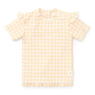 Детски Бански, Тениска с Къдрички Yellow Check