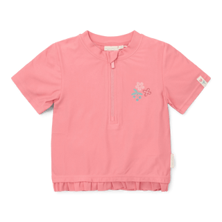 Детски Бански, Тениска с Къс Ръкав Sunny Flowers Rouge