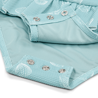 Детски Цял Бански Костюм с Дълъг Ръкав Ocean Treasures Surf Blue