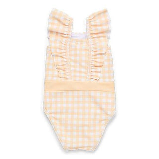 Детски Цял Бански Костюм с Къдрички Sunshine Checks