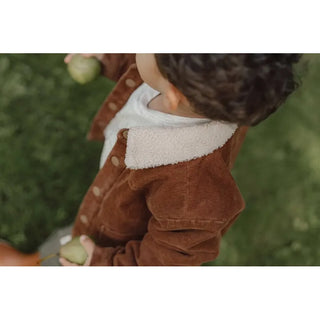 Детско Двустранно Яке Brown/Sand Little Farm