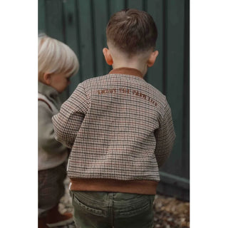 Детско Карирано Яке Brown Little Farm