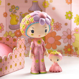 Djeco Tinyly Rose &amp; Fleur Tinyroom Figurine