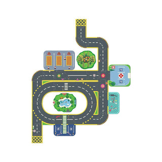 Djeco Гигантски пъзел Crazy motors City
