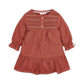 Рокля с Дълъг Ръкав Safari Deep Berry