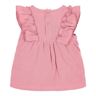 Бебешки Комплект Рокля и Гащички Pink Blush